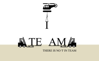 Helicopter forklift black white team - letterism free wallpaper for desktop