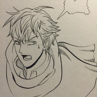 Man scarf speech bubble drawing - him free wallpaper for tablet