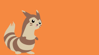 Cartoon cat striped tail surprised - tail free wallpaper