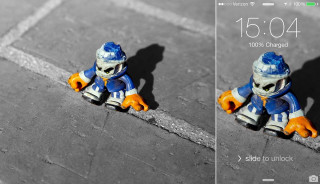 Small toy phone screen person - a small toy free wallpaper