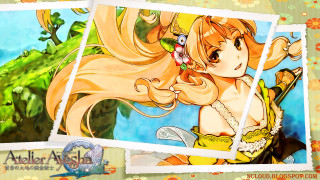 Girl long hair hat head - a butterfly free wallpaper