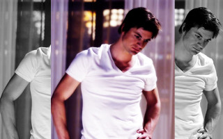 White shirt multiboys tachisme marble - clear eye free wallpaper