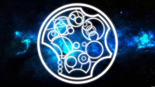 Bubble globe stars space hologram - the middle of a space free wallpaper