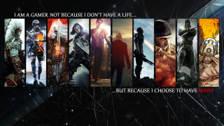 Video game characters caption series - a series free wallpaper
