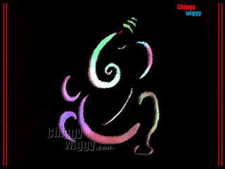 Colorful elephant red frame black - a red border free wallpaper