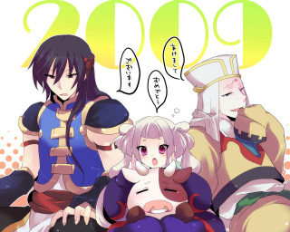 Anime characters sitting speech bubbles - a group of anime characters sitting next free wallpaper