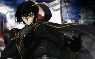 Man black outfit sword red 2 - a red eye free wallpaper