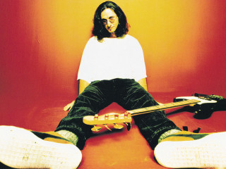 Man sitting floor guitar remote - enzo cucchi free wallpaper