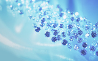 Diamonds closeup blue background blurry - a close up of a bunch free wallpaper