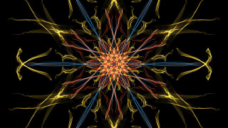 Colorful abstract black background star - dmt free wallpaper