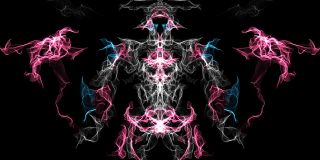 Pink blue pattern black background - pattern free wallpaper for desktop