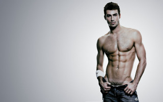 Shirtless man white background portrait - shirtless free wallpaper