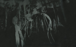 Black white photo man woman - adrian ghenie free wallpaper