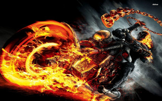 Man motorcycle fire trail chain - a chain free wallpaper