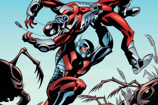 Man red black suit running 3 - a spider free wallpaper