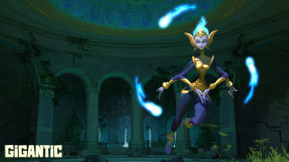 Cartoon character futuristic environment blue - epsylon point free wallpaper