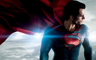 Man superman suit red cape - a red cape free wallpaper