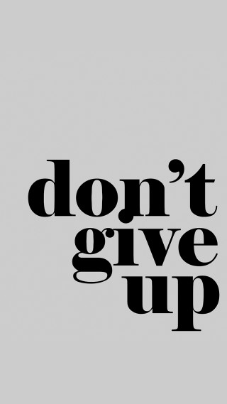 Dont give up black white 2 - andy warhol free wallpaper for mobile
