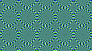 Blue black pattern white background 2 - optical illusion free wallpaper for desktop