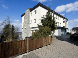 White building brown fence car - danube school free wallpaper