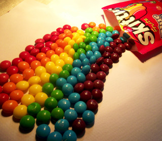 Candy bar rainbow candy wrapper - the table next free wallpaper