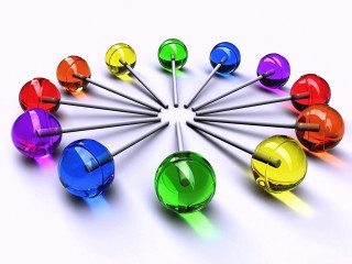 Colorful balls white background circle 2 - a wireframe diagram free wallpaper