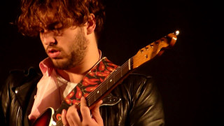 Man guitar tie hand neck - melting free wallpaper