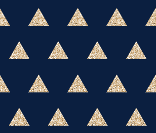 Triangles darkblue gold glitters pattern - gold glitter free wallpaper