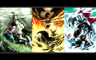 Characters poses colors series images - different pose and colors free wallpaper