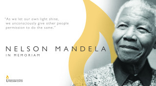 Nelson mandela quote gold swirl - radiant free wallpaper for desktop