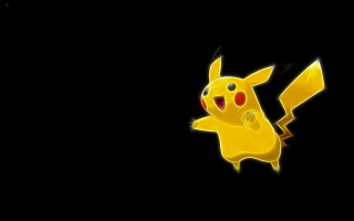 Yellow pikachu dark eyes closed - chen chi free wallpaper