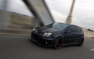 Black car street bridge powerlines - a black car free wallpaper