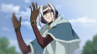 Man blue white outfit hands 2 - edmond xavier kapp free wallpaper