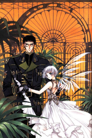 Formal couple plant filled room - room free wallpaper