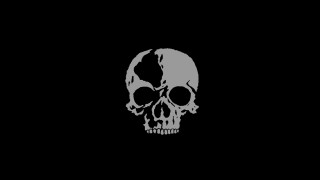 Black white skull outline background - a white outline free wallpaper