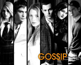 Group people standing line gossip - a line free wallpaper