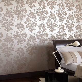 Bed lamp nightstand flowerwall cowrug - a lamp free wallpaper