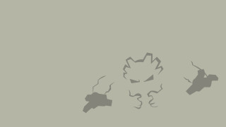 Gray wall clock shadow face - a gray wall free wallpaper