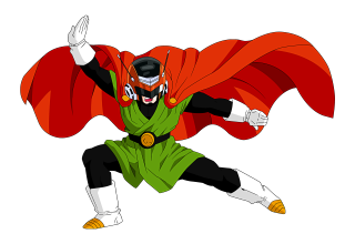 Cartoon character red cape green - yellow shoe free wallpaper