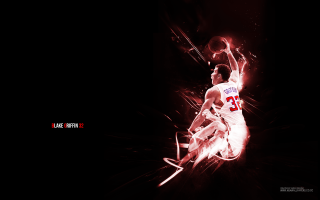 Basketball player air lightning effect - dan smith free wallpaper