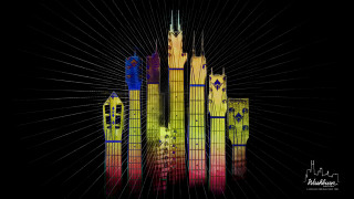 Building windows clock starburst digital - altichiero free wallpaper