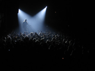 Man standing stage guitar crowd 2 - eric taylor free wallpaper for desktop