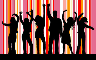 Group people barcode background woman - cheerful free wallpaper