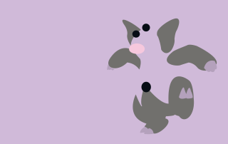 Gray birds pink beaks group - alexander stirling calder free wallpaper