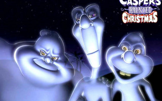 Creepy monsters snow christmas caspers - a cartoon free wallpaper for desktop