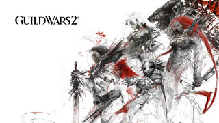 Sword wielding bloodied group people - aleksi briclot free wallpaper