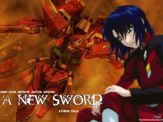 Anime blue hair red suit - a red suit free wallpaper