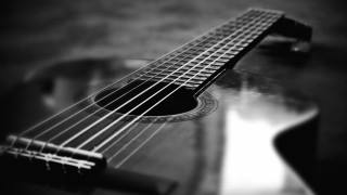 Guitar neck fret baroque monochrome - baroque free wallpaper