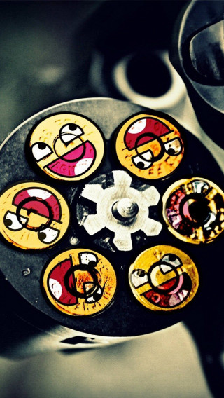 Metal object buttons wrench closeup - free retro wallpaper for mobile