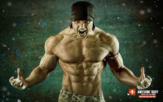 Man hat topless making face - arnold free wallpaper for desktop